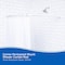 Kenney Mfg Corner Permanent Mount Shower Curtain Rod, 36in x 36in, White KN61423 - alternate 2